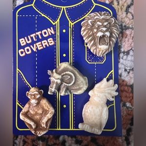 Vintage 80’s button covers